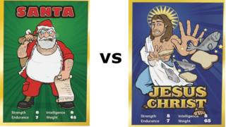 Santa vs Jesus board game 'blasphemous'