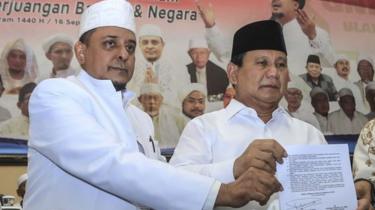 Prabowo diklaim bisa dapat 20-30 juta suara dari ulama 'pewaris nabi'