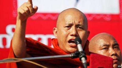 Aksi Bela Biksu Kontroversial Ashin Wirathu di Myanmar Berlanjut