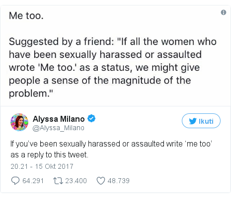 Dari Arab sampai Indonesia, kekerasan seksual yang dituangkan lewat #MeToo