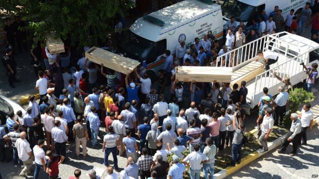 Kabar Bahagia,Suruc massacre: At least 30 killed in Turkey border blast