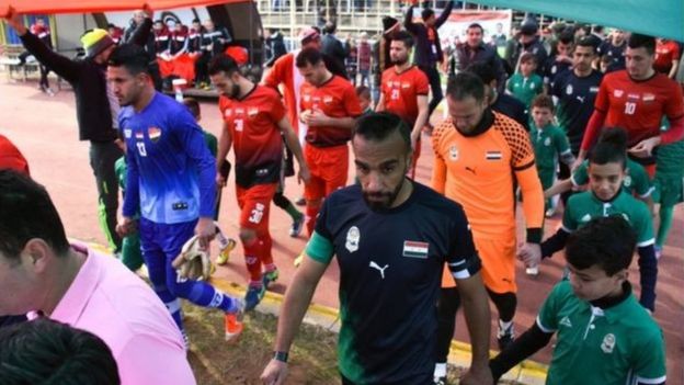 Pertandingan Sepakbola Pertama di Aleppo Setelah Perang