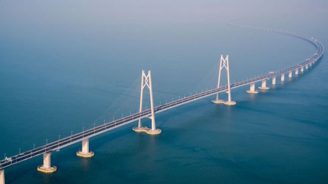 World's longest sea crossing: Hong Kong-Zhuhai bridge opens
