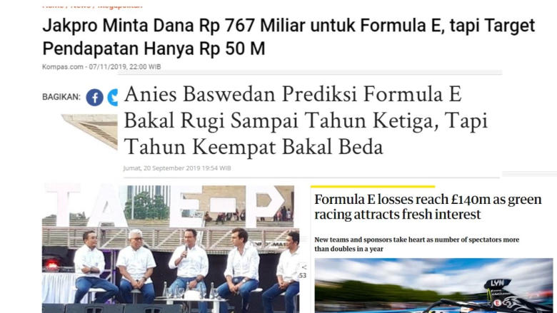 Tinton Soeprapto Sarankan Formula E Jakarta Ditunda, Kuatir Anies Berurusan Dgn KPK