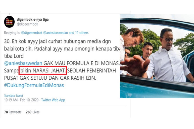 Ubah Keputusan, Setneg Izinkan Anies Gelar Formula E di Monas 