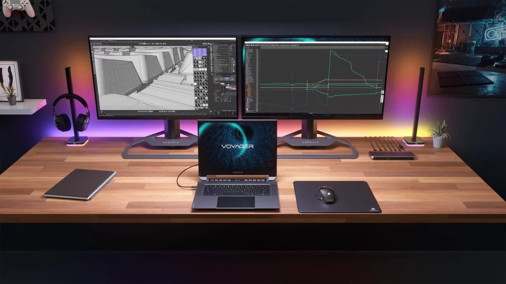 Corsair Rilis Laptop Gaming Voyager A1600 Untuk Gamer Dan Streamer