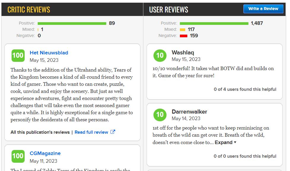 The Legend Of Zelda: Tears Of The Kingdom Dapat Respon Positif