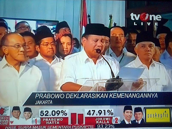 Presidennya Jokowi, Kok Tepuk Tangan Untuk Prabowo Lebih Meriah Ya? 