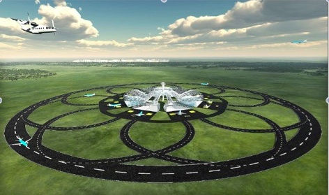 Unik, Desain Runway Melingkar untuk Pesawat Terbang