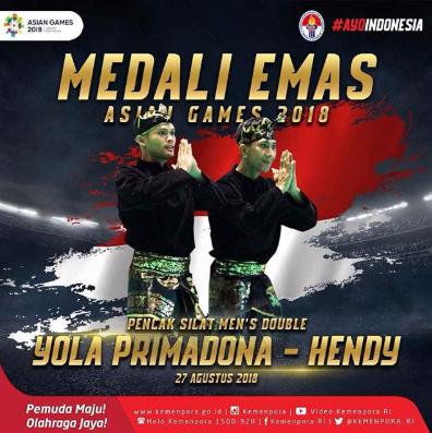 #AsianGames: Hanya Dalam Sehari, Indonesia Merebut 10 Medali Emas