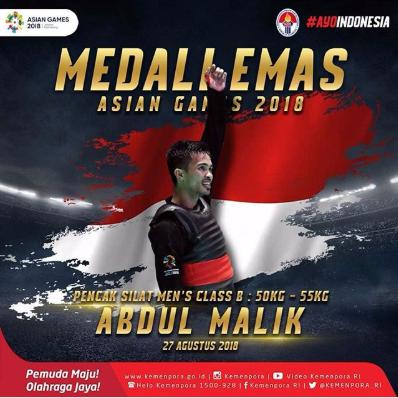 #AsianGames: Hanya Dalam Sehari, Indonesia Merebut 10 Medali Emas