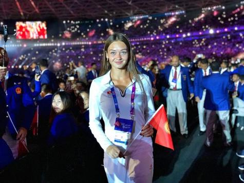 #AsianGames: 10 Potret Anna Bulanova, Atlet Berparas Cantik Dari Kyrgysztan 