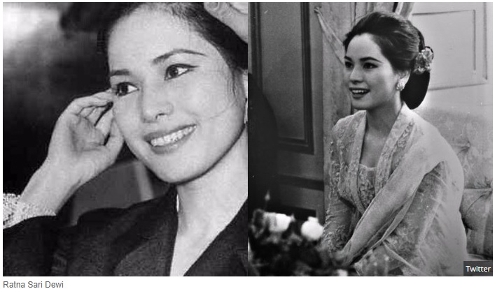  Ternyata Begini Cantiknya Istri Kelima Bung Karno Saat Fotonya Diwarnai