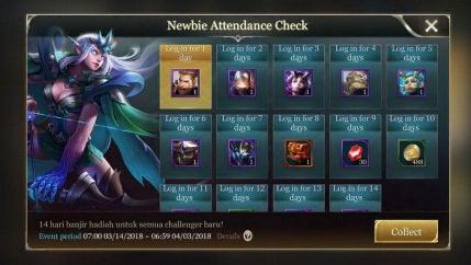 Cara dapetin 18 Hero Gratis di AoV nih Gan !