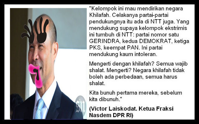 MAKIN NGAWUR! Nasdem Anggap Victor Laiskodat Penjaga Pancasila