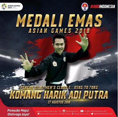 #AsianGames: Hanya Dalam Sehari, Indonesia Merebut 10 Medali Emas