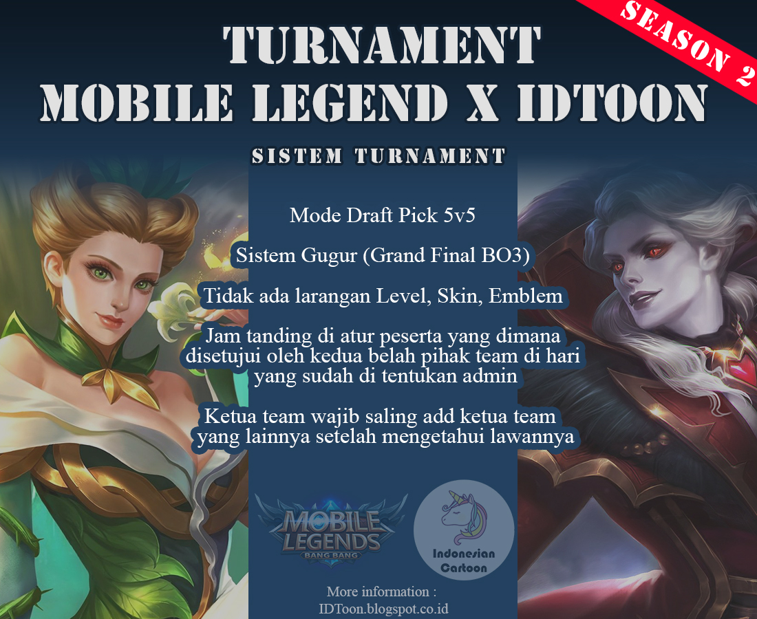 &#91;TURNAMENT&#93; Mobile Legend x IDToon Season 2