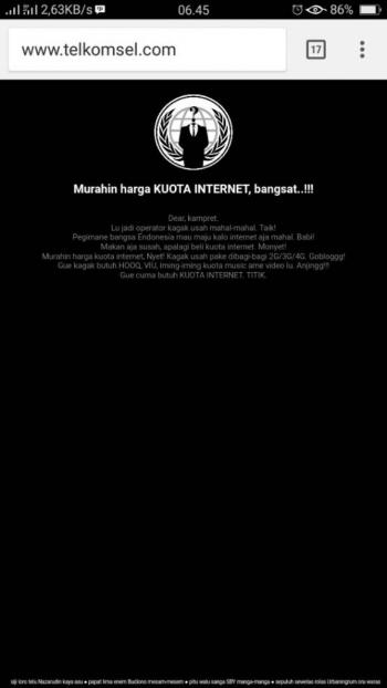 Waduh, Situs Telkomsel Dihack Gara-gara Paket Internet Mahal!