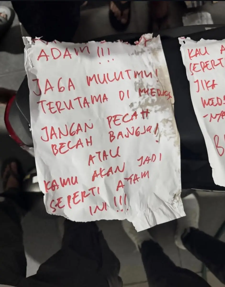 Banyak Teror Tunjukan Karakter Otoritarianisme Rezim Prabowo