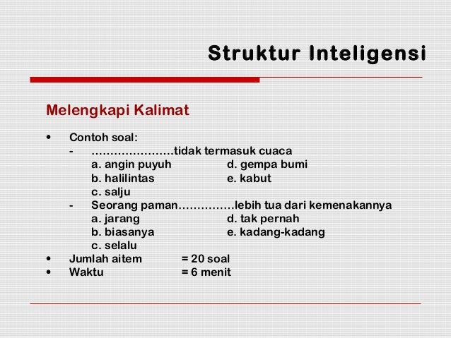 Apa sih tes WAIS itu??