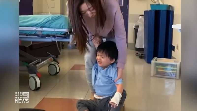 Doctors save child from lifelong paralysis after rare condition left him unable to