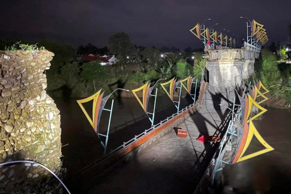 Kronologi Ambruknya Jembatan Sikabu di Padang Pariaman, Baru 2 Tahun Digunakan