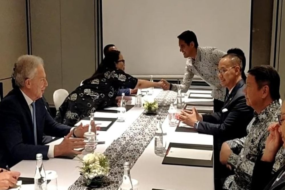 Hashim & Pimpinan MPR Temui Tony Blair Bahas Pengembangan Pembangkit Nuklir