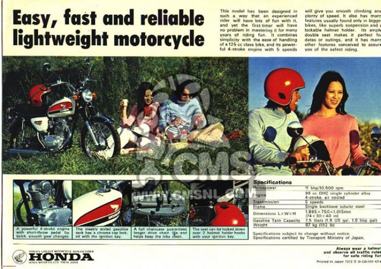 &#91;Nostalgia&#93;Foto foto Iklan motor CB jaman dulu