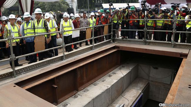 Presiden Jokowi resmikan pengeboran perdana MRT