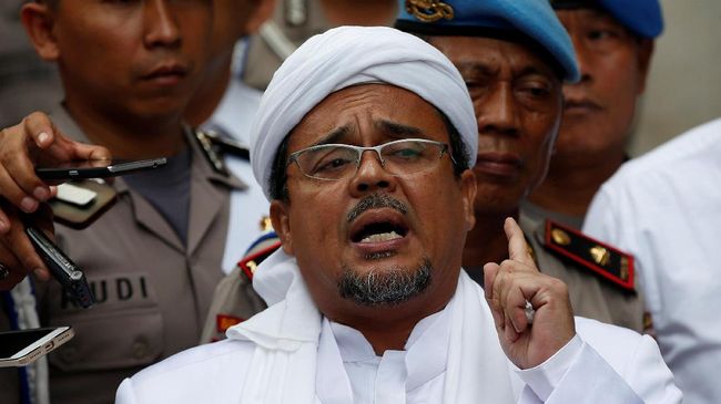 Interpol 'Mentahkan' Permohonan Red Notice Rizieq