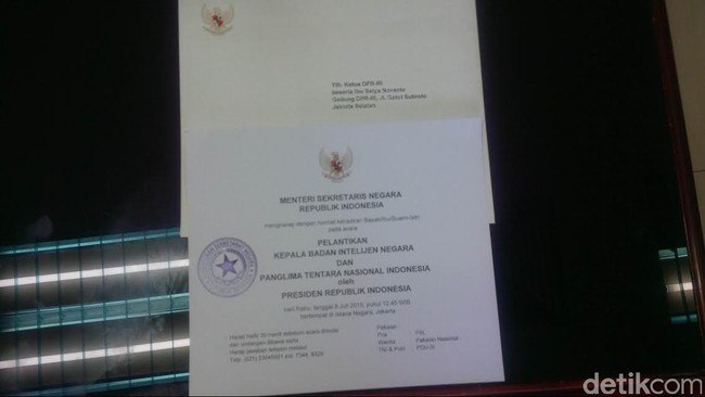 Beredar 2 Versi Undangan Pelantikan Kepala BIN, Sempat Salah Tulis Badan Intelijen Na