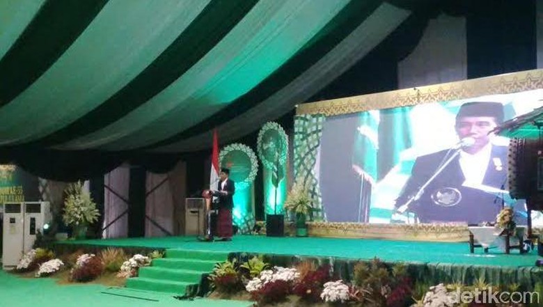 Jokowi: NU Jadi Garda Terdepan Persatuan Bangsa