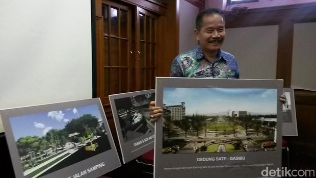 Seperti Ini Wajah Lapangan Gasibu Tahun Baru Nanti