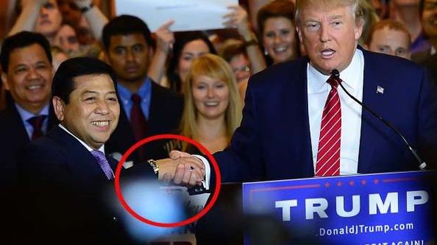 Setelah Pertemuan dengan Trump, Kini Arloji Novanto yang Diperbincangkan