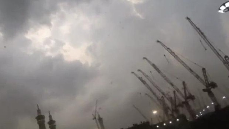 WNI Laporkan Badai Pasir di Masjidil Haram, Begini Penampakannya