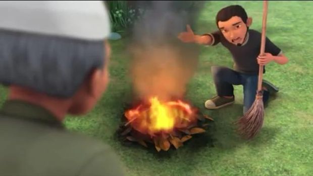 Saat Episode Ipin Upin Tentang Bahaya Asap Menuai Keramaian