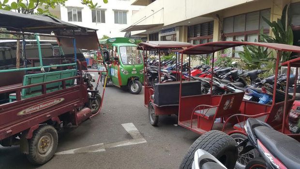 Bahayakan Anak-Anak, Odong-Odong yang beroperasi di Jalan Raya Dirazia