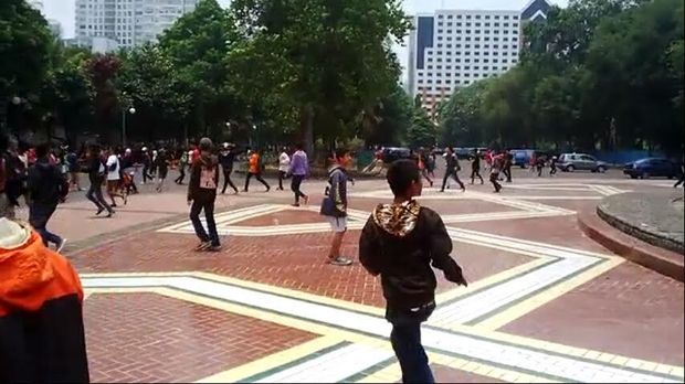 Begini Ulah Tak Pantas Remaja Tanggung di GBK