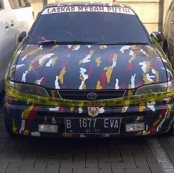 Alphhard dan Mobil Berstiker Ormas Disita dari Pelaku Penganiaya Petugas BC