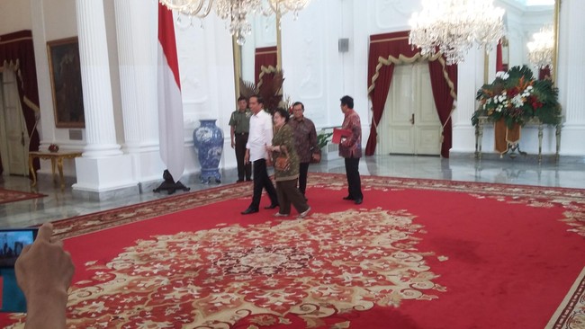 Temui Jokowi di Istana, Megawati: Saya Dipanggil Presiden