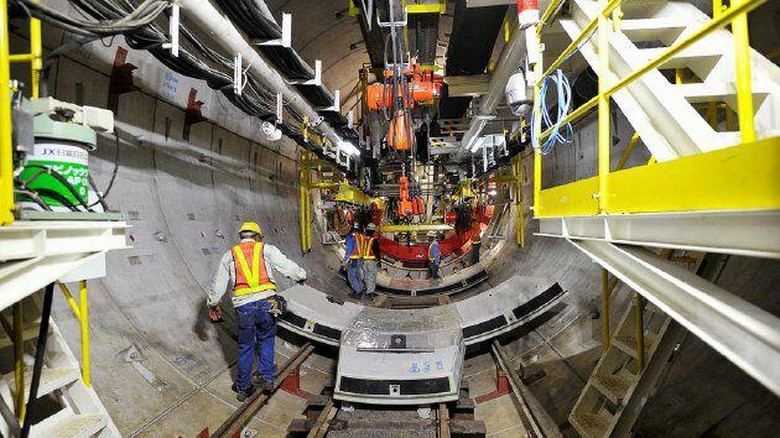 Sudah Capai 150 Meter Lebih, Ini Suasana Terowongan MRT di 'Perut' Jakarta