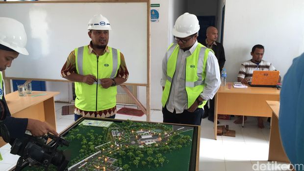 Sedang Dibangun, Begini Megahnya Pos Perbatasan RI-Malaysia di Entikong