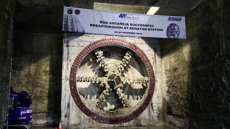 Ngebor dari Bundaran HI Sejak April, 'Mustikabumi II' Sampai di Dukuh Atas