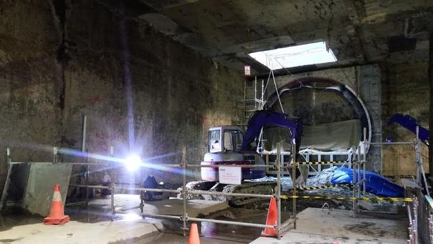 Mesin Bor Bawah Tanah MRT Jakarta "Antareja 1" Berhasil Tembus Stasiun Senayan