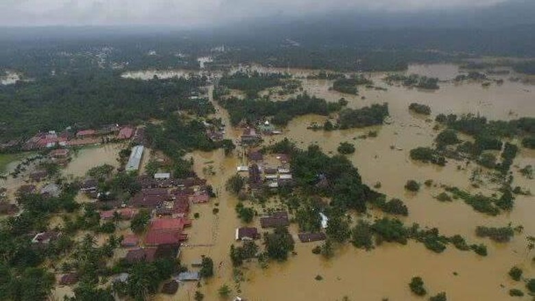Begini Penampakan Dahsyatnya Banjir di Kabupaten Lima Puluh Kota Sumbar