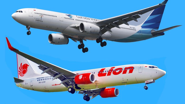 Garuda-Lion 'Nyaris Tabrakan', Ada 10 Pesawat Lebih Holding di Sekitar Bali