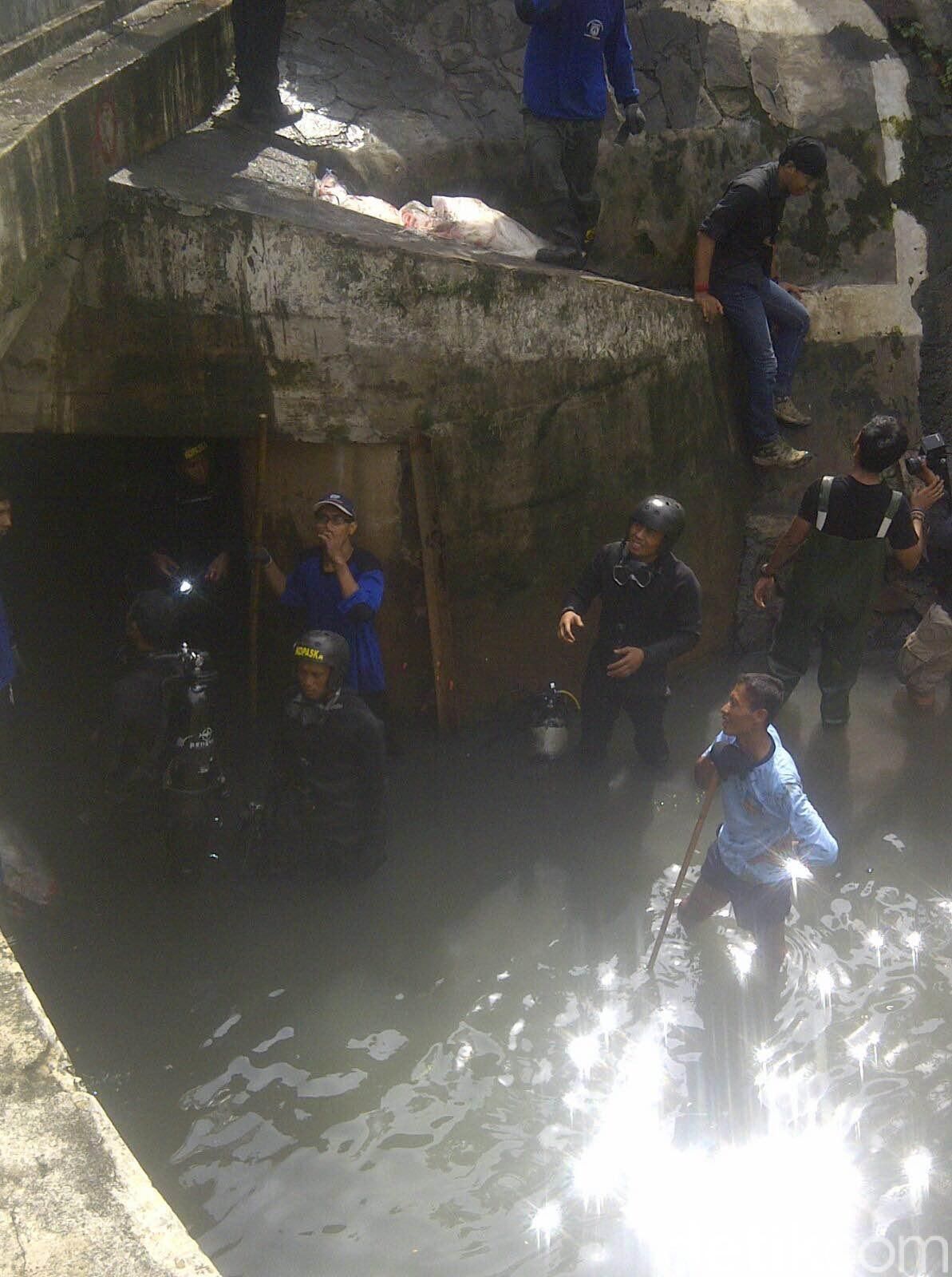 Pasukan Katak Ikut Cari Biang Kerok Banjir Depan Istana