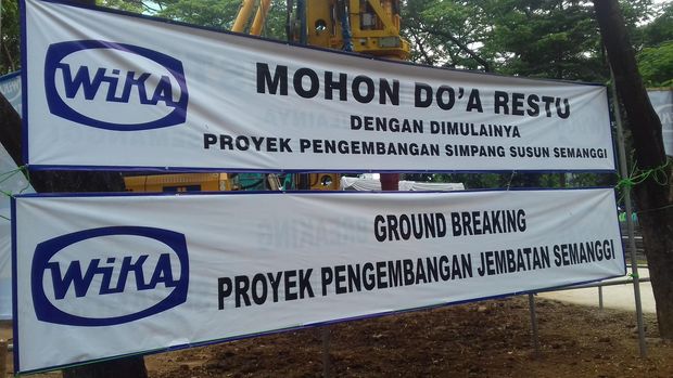Ada Ground Breaking Proyek Lingkar Semanggi, Jl Sudirman Makin Macet