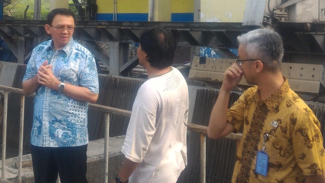 Banjir di Gunung Sahari, Ahok Sesalkan Air Tak Dialirkan ke Waduk Pluit