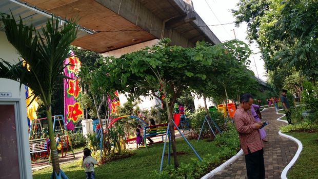 Ahok Resmikan RPTRA Karang Anyar, Hasil CSR Agung Podomoro